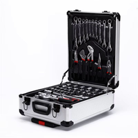 Kit d'outils combinés 187 pièces personnalisable pour réparation automobile, avec cliquet et douilles en acier