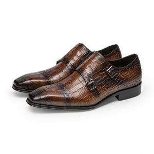 Zapatos Formales de Negocios para Hombre, de Alta Calidad, Clásicos, Británicos, Ligeros, Transpirables, Antideslizantes, con Parches de Cuero Genuino - Product Image 6