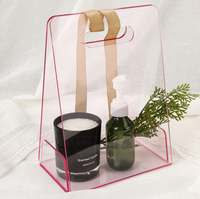 Boîte cadeau élégante en acrylique réutilisable de qualité supérieure pour fleurs fraîches |   Best-seller pour les soirées romantiques et les occasions spéciales
