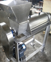 Industriële citruspers voor sinaasappels, langzaam koudgeperste citroensapmachine, spiraalvormige groente-extractieapparatuur