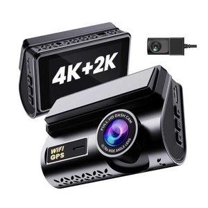 Camera hành trình 4K+2K 3 inch Wifi APP GPS, camera kép trước sau, ghi hình <span class=keywords><strong>DVR</strong></span>, hỗ trợ thẻ nhớ tối đa 256GB - Product Image 1