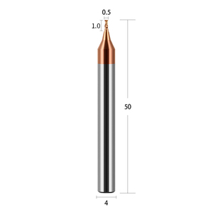 Hot Sale 2 Flute HRC55 Carbide <strong>Micro</strong> Diameter Square <strong>End</strong> <strong>Mills</strong> D0.1-D3mm <strong>Micro</strong> Milling Cutter - Product Image 3