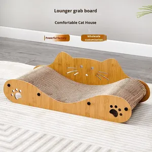 Rascador de Cartón Corrugado para Gatos Grandes, Venta Directa de Fábrica de Productos de Madera - Product Image 4