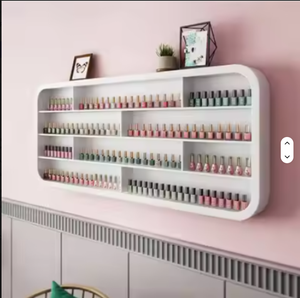 Support d'affichage pour salon de manucure, étagère murale pour vernis à ongles avec éclairage - Product Image 4