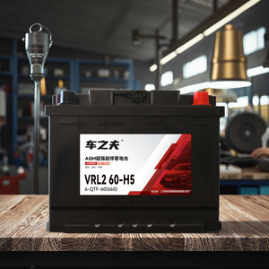 Baterías de Plomo-Ácido AGM VRL2 60-H5 de <span class=keywords><strong>12</strong></span> Voltios y 60 Ah, Nuevas, Estándar DIN, <span class=keywords><strong>Batería</strong></span> de Arranque para Automóvil, Garantía de 18 Meses, Baja Descarga - Product Image 1