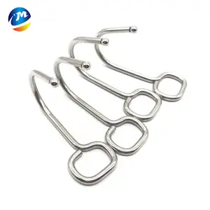 small metal j type hooks 304 stainless steel j shaped hook with triangle