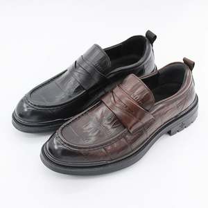 Chaussures habillées élégantes haut de gamme pour hommes, en cuir véritable, confortables, légères, respirantes et antidérapantes, idéales pour l'automne - Product Image 3