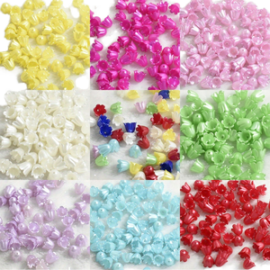 Cuentas de lirio de los valles para pulseras DIY, llaveros, horquillas, colgantes, amuletos para coche y suministros para la fabricación de joyas - Product Image 1