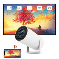 Projecteur vidéo Hotack HY300Pro+ Smart Android 14, écran LCD Full HD 1080P, pour l'éducation, le cinéma maison et l'extérieur, 4K