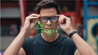 Lunettes Intelligentes en Alliage de Magnésium avec Traducteur Vocal IA, Synchronisation en Temps Réel, Batterie Longue Durée 3100 mAh, Communication Bilingue