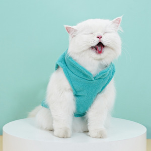 पालतू शीतकालीन वसंत भाग निलंबित करने वाले बनियान कस्टम छोटे मध्यम कुत्ते पल्लोफर कोट S-XL फ्फी बिल्ली जैकेट स्वेटर सरल - Product Image 4