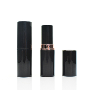 Tubo Vuoto Lusso per <span class=keywords><strong>Rossetto</strong></span>, in Plastica Nera Opaca, con Tappo a Vite e Anello in Plastica, Personalizzabile con Logo Serigrafato, Confezione <span class=keywords><strong>Rossetto</strong></span> - Product Image 5