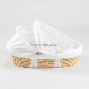 Panier à langer pour bébé, panier de Moïse avec panier de nurserie en coton doux - Product Image 1