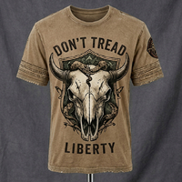 Lot de T-shirts OEM en gros, grammage lourd, effet délavé à l'acide, Kornit DTG, fournisseur de premier plan, style sport, vintage, streetwear, effet vieilli, effet pulvérisé, effet usé