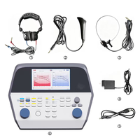 QA700T Dernier modèle d'audiomètre diagnostique clinique Air & Denham Bonne, compatible avec ordinateur à écran tactile 7 pouces - Portable pour l'audiométrie