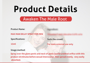 สเปรย์ลดความรู้สึกสำหรับผู้ชาย Viga Man 10มล. - Product Image 6