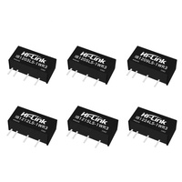 Hi-Link 1W 12V ke 3.3V/5V/9V/12V/15V/24V Modul Catu Daya DC Tunggal Terregulasi IB1205LS-1WR3 IB1212LS-1WR3 IB1224LS-1WR3