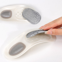 Soportes de arco para pies con dedos entrecruzados o separados, desmontables, transpirables, de nano PU de alta calidad, ortopédicos, para corrección de pie plano, plantillas unisex