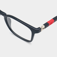 Vente en gros usine – Lunettes rectangulaires pour enfants, montures optiques TR90, verres acryliques durables à 180 degrés, branches en caoutchouc effet diamant, sans MOQ