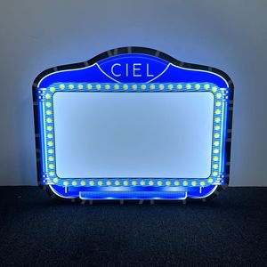 Tùy Chỉnh 3 Bộ Chữ Hạnh Phúc Sinh Nhật Dẫn Bảng Tin Đăng Ký Hộp Đêm VIP Dịch Vụ Chai Presenter LED Acrylic Thư Đăng Board - Product Image 6