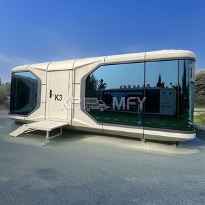 Nouveau produit : hôtel capsule spatiale, mini-pod préfabriqué, maison de luxe préfabriquée, cabane conteneur - Product Image 4