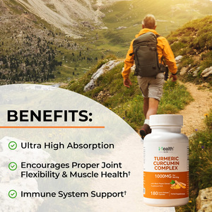 <b>Turmeric</b> Curcumin Hard Capsules <b>Supplement</b> OEM Private Label Manufacturer 95% Curcuminoids Joint Inflammation Support <b>Bulk</b> GMP - Product Image 4