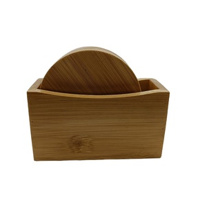 Posavasos de Bambú Grabados Personalizados al por Mayor, Juego de Posavasos Redondos y Cuadrados, Entrega Rápida, para Catering, Cafetería, <span class=keywords><strong>Bar</strong></span> - Product Image 4