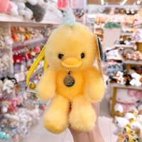 Boneka Beruang Kelinci Mia Lucu Berbulu Pendek, Mainan Boneka Isi Kapas 3D, Boneka Hewan Isi Kapas Custom