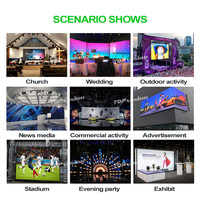 Pantalla LED P3.91 de Alquiler para Escenarios TOPvision, Señalización Digital para Exteriores, Resistente al Agua, Alto Brillo, Programable, P3.91, Alquiler, Truss