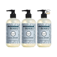 Savon liquide pour les mains, parfum menthe, écologique, 370 ml, commande en gros, hydratant, nettoyant, rinçage facile, 5%-15% d'ingrédients actifs