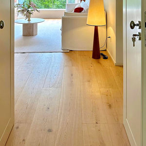 <span class=keywords><strong>Parquet</strong></span> en bois d'ingénierie en chêne naturel rustique, 15 mm d'épaisseur, <span class=keywords><strong>parquet</strong></span> droit, brossé blanc, pour usage intérieur et villa - Product Image 3