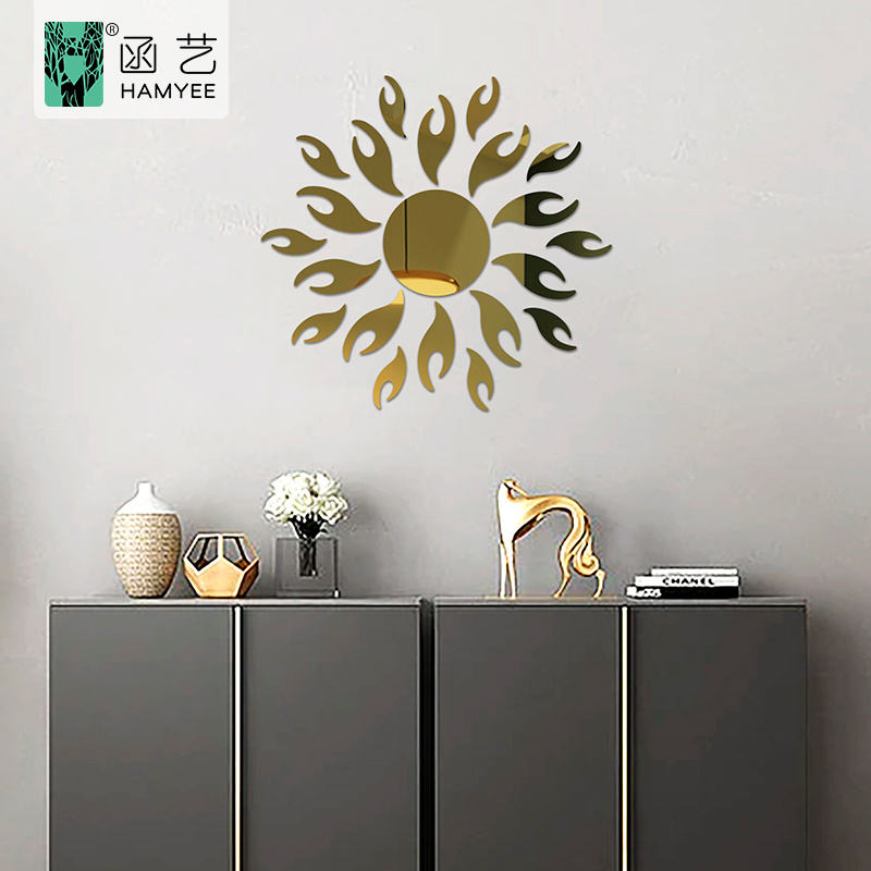 5pc Fai Da Te Specchio Decor Adesivi 3M Autoadesivo Acrilico Arte - Foto 6