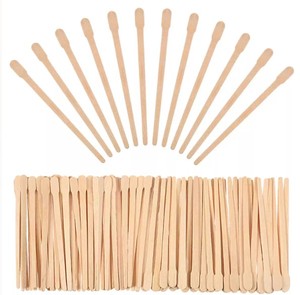 Espátulas de Cera para Cejas, Aplicador de Cera Ecológico de Madera de Abedul para Depilación de Cejas, Labios y Nariz - Product Image 1