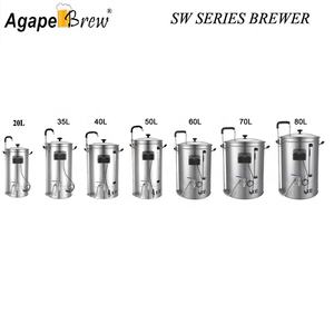 80L Nouveau contrôleur LCD Microbrasserie <span class=keywords><strong>Malt</strong></span> fermentation baril Bière Brasseur électrique bière mash tun - Product Image 3