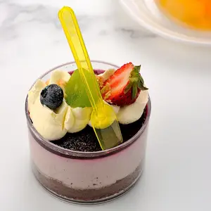 Oem Service colorato plastica PS usa e getta cucchiaio gelato da Dessert 1.8g spatola cucchiaio posate