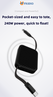 Chargeur 240W 5A Original Prise en Charge Super Charge Rapide Type C vers Type C Câble USB de Données pour Téléphone Portable