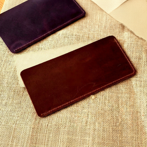 Luxury Custom Genuine Leather Heavy Duty Portable <b>Cash</b> Envelope Wallet High Quality <b>Cash</b> Stuffing Budget <b>Binder</b> LCE-0030 - Product Image 1