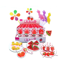Confiserie Bonbons Offre Spéciale En Forme De Fraise Doux Bonbons Gommeux Sucette Usine personnalisé en gros