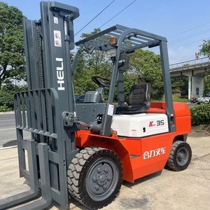Montacargas Diésel Usado Heli de 3.5 Toneladas, Modelo 2023, con Mástil de Acero Inoxidable de 4.5m y 3 Etapas, Garantía de 3 Años, Abrazadera para Almacenes, Disponible en Stock - Product Image 4