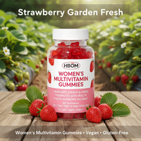 Bonbons gélifiés multivitaminés pour adultes à la fraise, pour femmes, améliorent l'immunité