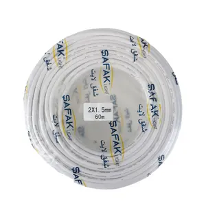 Good Quality Factory Wholesale Parallel Wire 2*1.5 MM Solar Wire Electric Cable Wire