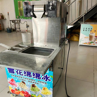 Programmes personnalisés machine commerciale de fabrication de glace flocon de neige kakigori mobile flocon de neige bingsu machine broyeur de glace distributeur automatique