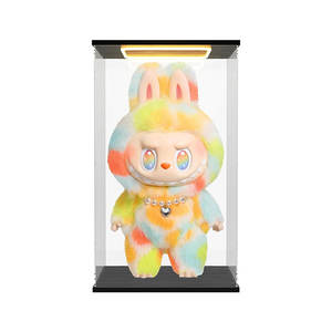 Caja <span class=keywords><strong>de</strong></span> exhibición <span class=keywords><strong>de</strong></span> lámpara <span class=keywords><strong>de</strong></span> eco acrílica, cubierta antipolvo para <span class=keywords><strong>Lego</strong></span>, modelo Gundam ciego <span class=keywords><strong>de</strong></span> mano, almacenamiento, forma rectangular - Product Image 4