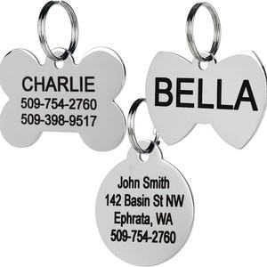 Personalized NFC Pet <b>Tag</b> QR Code Animal ID Metal Dog <b>Cat</b> <b>Tags</b> <b>Collar</b> <b>Tags</b> for Dogs - Product Image 4