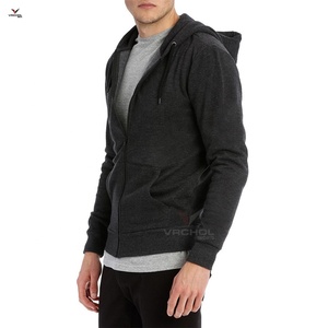 Vente en gros Sweat à capuche tendance de style moyen pour hommes, couleur contrastée, jeunesse, ample, décontracté, brodé, anti-rétrécissement, anti-rides, tricoté uni - Product Image 6