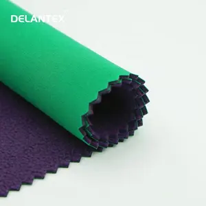Delantex wholesale polyester fabric softshell laminated micro polar fleece three layer membrane fabric
