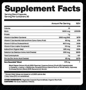 Label kustom kapsul 120 penumbuh rambut pria suplemen vitamin terbukti secara klinis kapsul menyeimbangkan pertumbuhan rambut untuk dewasa - Product Image 6