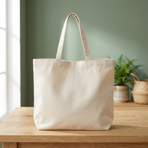 Bolsa de Mano de Lona de Algodón Ecológica y Elegante con Logotipo Personalizado, Bolsa Reutilizable para Compras Diarias, Playa y Compras para Mujeres y Hombres - Product Image 4