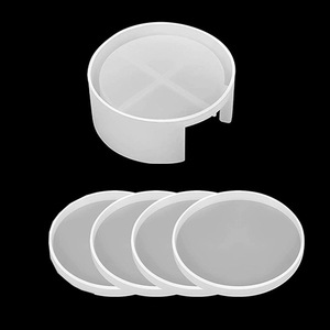 Moldes de silicona para resina exposi 실리콘 코스터 금형 에폭시 수지 - Product Image 1
