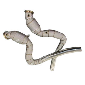 Tuyau de descente d'échappement de bouclier thermique de haute qualité pour tuyaux de descente Mercedes Benz <span class=keywords><strong>AMG</strong></span> GT <span class=keywords><strong>GTS</strong></span> GTR <span class=keywords><strong>V8</strong></span> 4.0T M178 - Product Image 5